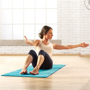 Merrithew Health - Fitness  Mat – Pilates - Yoga – Inspiration (6mm) (ST-02197) (teal)