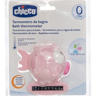 Chicco Balık Şekilli Banyo Termometre - Pembe