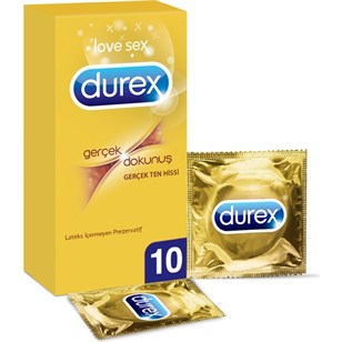 Durex Gerçek Dokunuş 10'lu Prezervatif