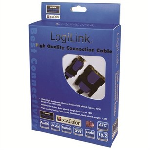 Logilink CHB3102 Çift Yönlü HDMI-DVI Erkek-Erkek 2m Kablo