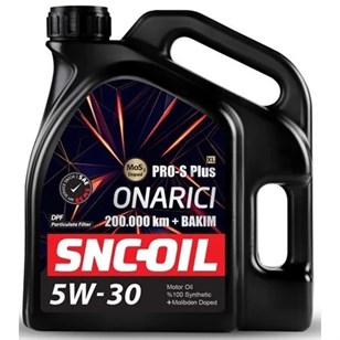 Snc Oil Pro S Plus Onarıcı XL 200.000 KM+ Bakım 5W-30 4 Litre